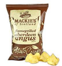 Mackies Flamed Grilled Aberdeen Angus - 24 x 40g bags
